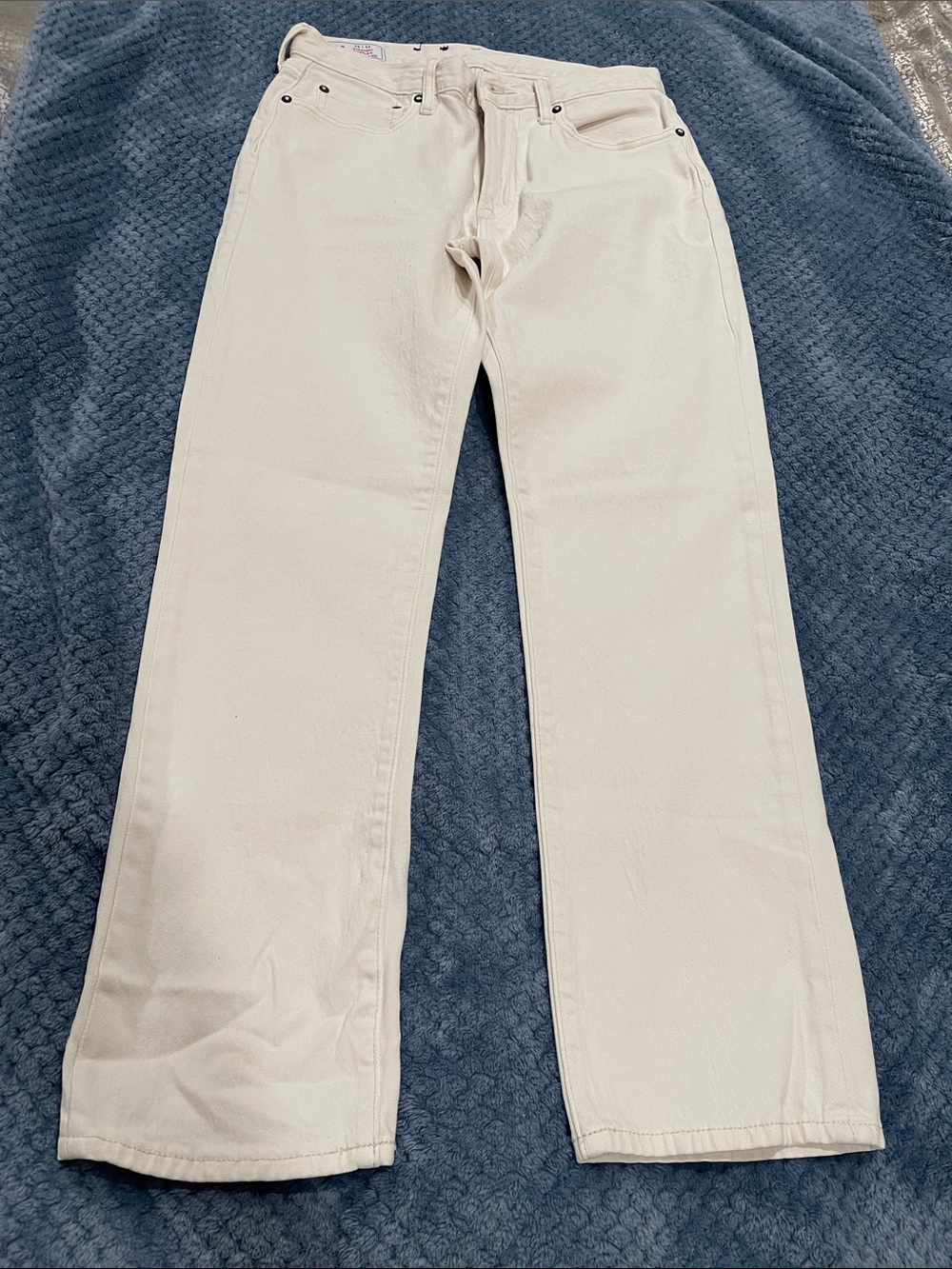 GAP Men's Off-White straigh leg Jeans